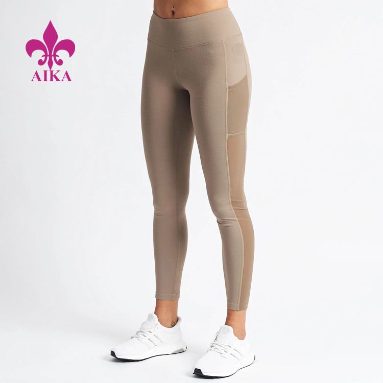 ผลิตภัณฑ์ใหม่ร้อน ผู้ผลิตเครื่องแต่งกายออกกำลังกาย - มาใหม่สุภาพสตรีกางเกงโยคะออกแบบการบีบอัดยิมรัดรูปสวมใส่สำหรับเลกกิ้งสตรี – AIKA