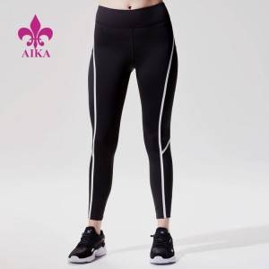 Pakaian Yoga Populer Baru Kebugaran Memakai Celana Track Kustom dengan Legging Paket untuk Wanita