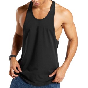 Najbolje prodajana moška majica brez rokavov Regular Fit Quick Dry, lahka, ki odvaja pot in telovadnico