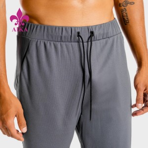 Nauji Individualizuotos prekės ženklo elastinės juosmens sportinės kelnės, kvėpuojantys sportiniai šortai vyrams