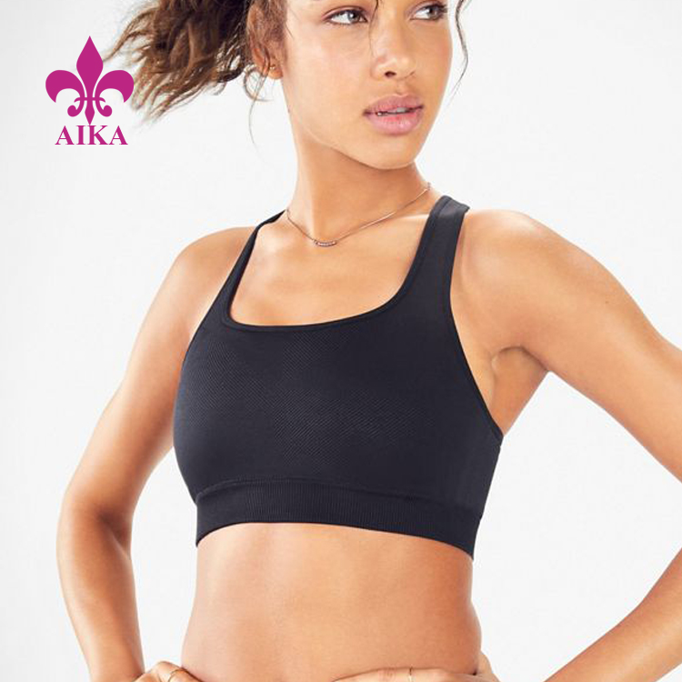 Спортивний модний бюстгальтер прямого виробництва – високоякісний дихаючий легкий і зручний жіночий спортивний бюстгальтер для йоги з високою талією – AIKA