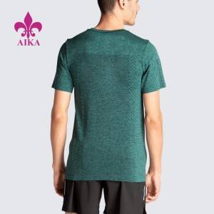 جدیدترین تی شرت های بدون درز با کیفیت سفارشی عمده فروشی لباس مردانه آموزشی فعال