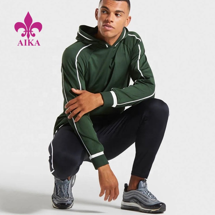 Professional Design Yoga Set - Custom design dress manufacturer Wholesale OEM Mens sweatshirts sets,2019 Hot sale polyester tracksuits for men – AIKA