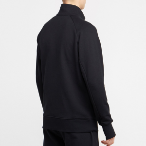 Fashion Design Quarter Zip Thumb Holes Gym Sweatshirt til mænd med lynlåslommer