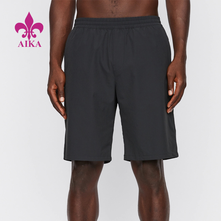 Jeftine veleprodajne prilagođene vodootporne muške kratke hlače sa skrivenim džepovima na patentni zatvarač za sport u teretani