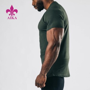 Soukromé značkové profesionální prázdné sportovní tričko s kompresí pro muže na sportovní oblečení