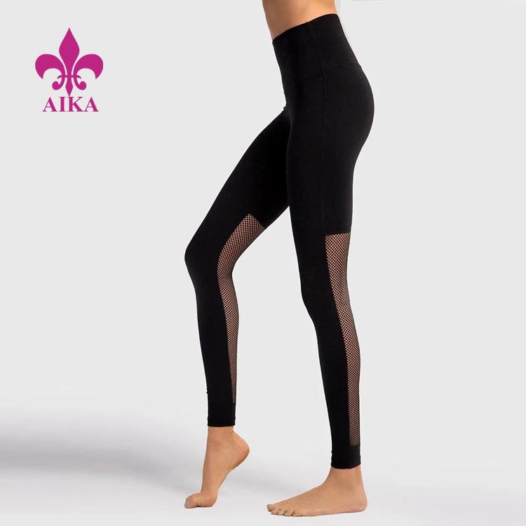 Factory selling Jogger Pants - 2019 de best verkochte sexy high waist mesh joint fitness yogalegging voor dames - AIKA