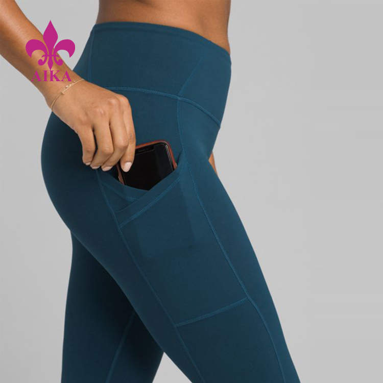 En Çok Satan Eşofman Takımları - Sıcak Satış Spor Taytları Tasarım Kadınlar İçin Nefes Alabilir Naylon Spandex Kumaş Yoga Pantolonları Giymek - AIKA