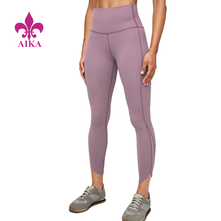 Best Price on  Plain Tracksuits - Wholesale Custom Logo Gym Tights New Bottom Design Fitness Yoga Leggings For Women – AIKA