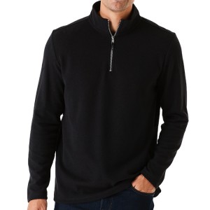 Top Quality Quarter Zip Comfortable Cotton Training Sweatshirt For Men