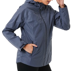 Wholesale Cheap Priis Waterproof Zip Front Closure Gym Jacket foar froulju