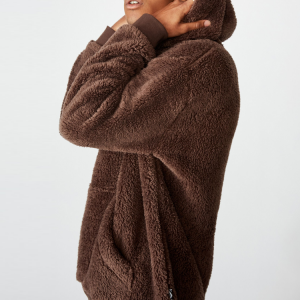 OEM-fabrieksprijs Drop Shoulder Warmte Soft Gym Fleece Hoodie voor heren met kangoeroezak
