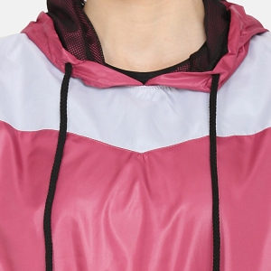Módny dizajn Priedušná, kontrastná farba Woven Crop Top Gym tepláková súprava pre ženy