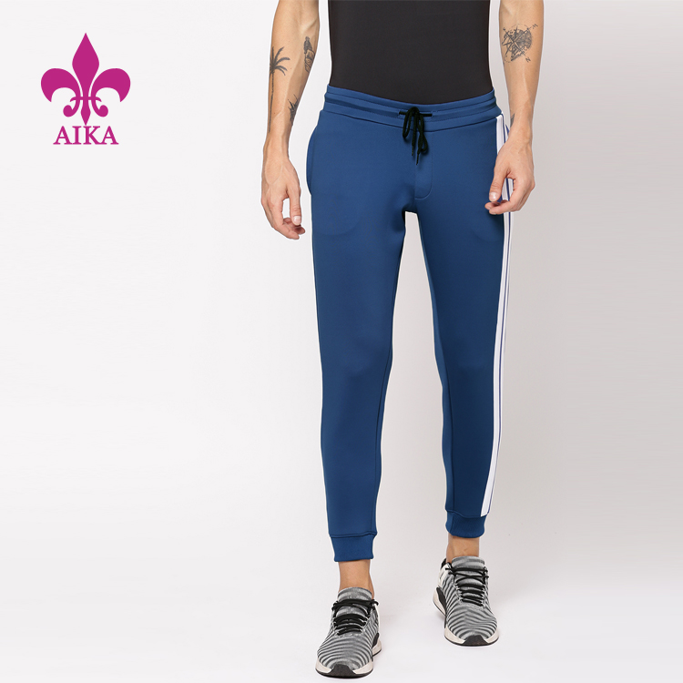 Veleprodajne po meri moške športne jogger hlače OEM z žepom, ki odvajajo znoj