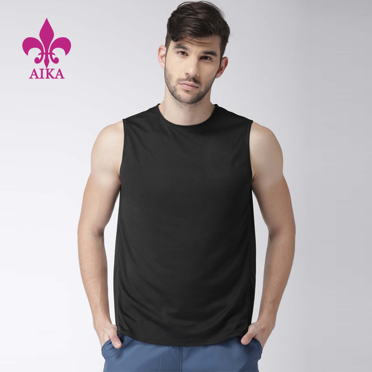 OEM Service Most Popular Quick dry Blank Plain Muscle Fitness Workout Sport Men’s Tank Top
