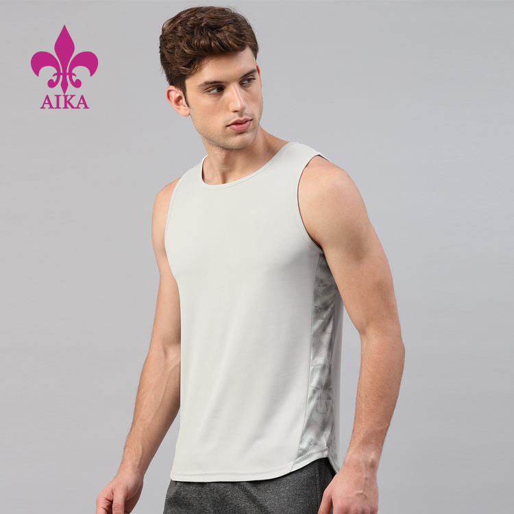 2019 Visokokvalitetne muške kratke hlače - prozračni pamuk za fitness muške sportske teretane, veleprodaja prazne majice bez rukava na veliko – AIKA