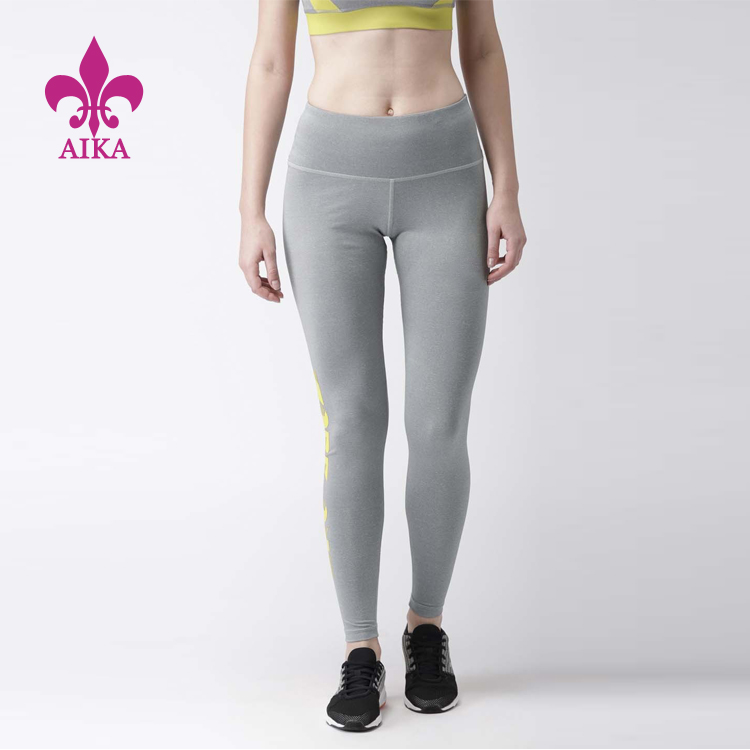 Фабрично най-продавани спортни потници - 2019 Персонализирано спортно облекло с висока талия Зрели чорапогащи Дамски панталони за йога с клинове – AIKA