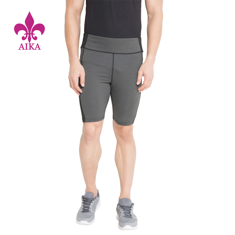 Calça legging esportiva personalizada nova chegada OEM secagem rápida respirável compressão atlética shorts masculino