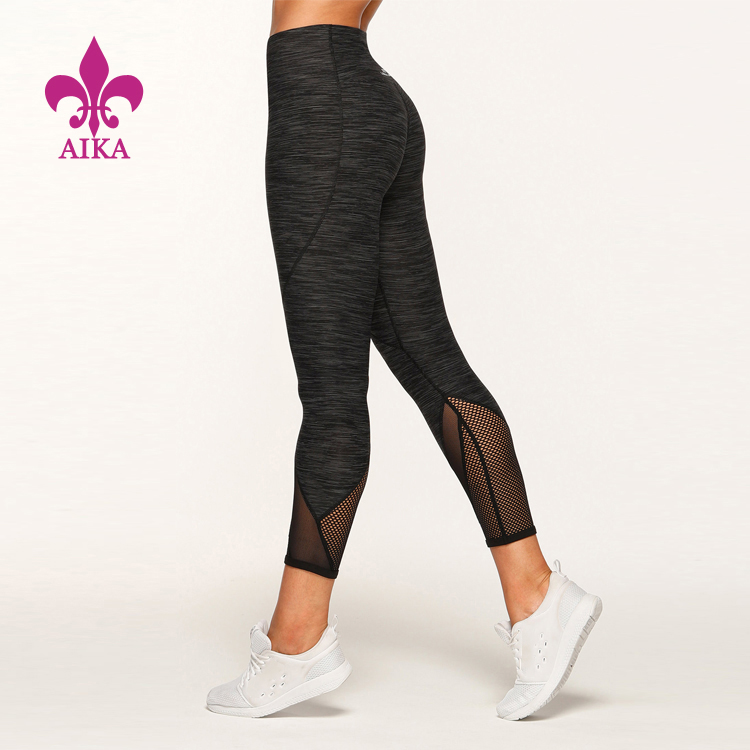 Custom high quality new arrival young women training fitness fashion sports gym yoga  mid waisted legging