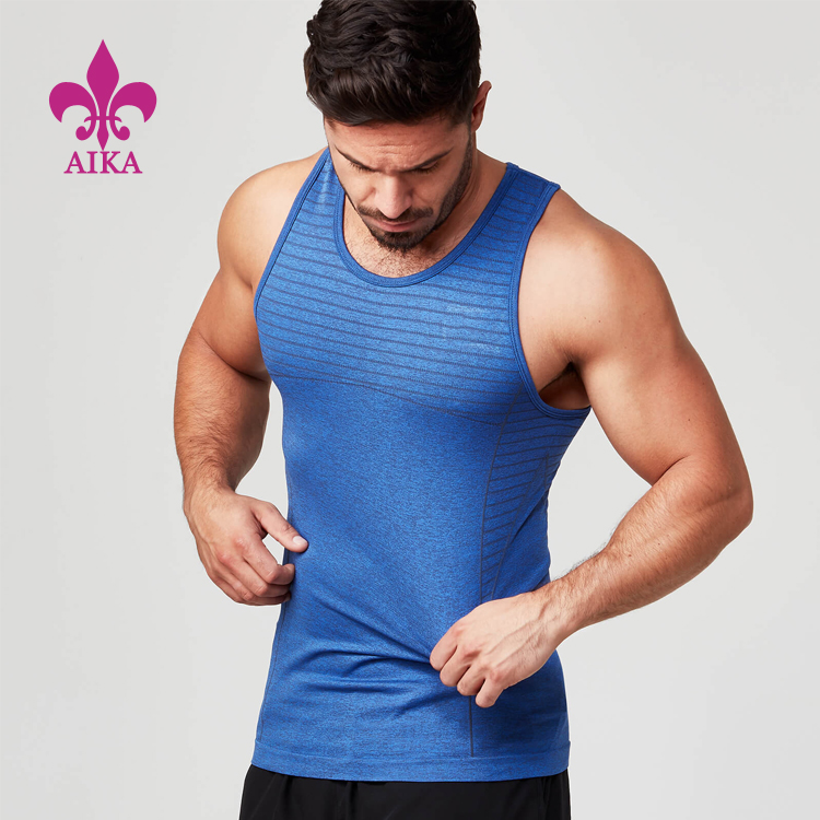 China Manufacturer Wholesale Blank Sleeveless FItness Basketball Gym Tank Tops for Men