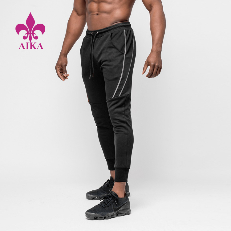 Hot Sale Tech Joggers Črne fitnes moške jogger hlače Gym Jogger