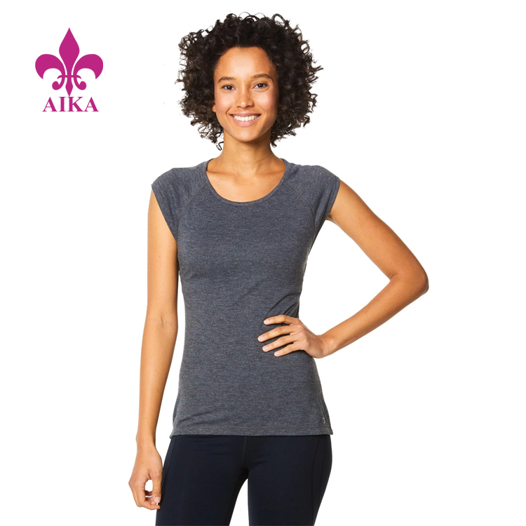 China OEM Yoga Pants Supplier - Low MOQ Wholesale Sports Wear Custom Compression Women Gym Tank Top – AIKA