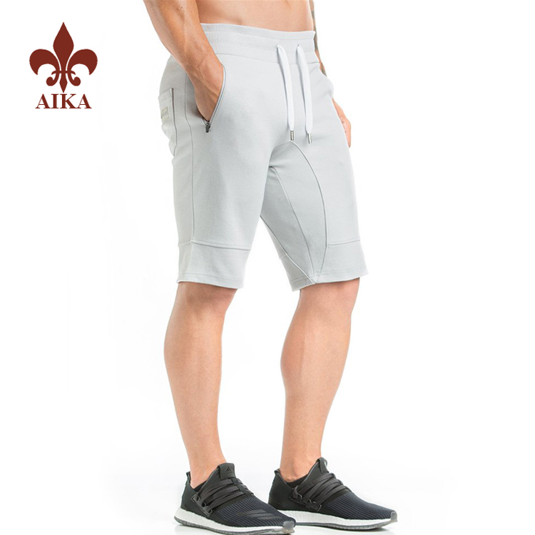 Factory Ga Mace Yoga Pant Legging - 2019 Jumla Custom auduga polyester blank wasanni gudu maza guntun wando - AIKA