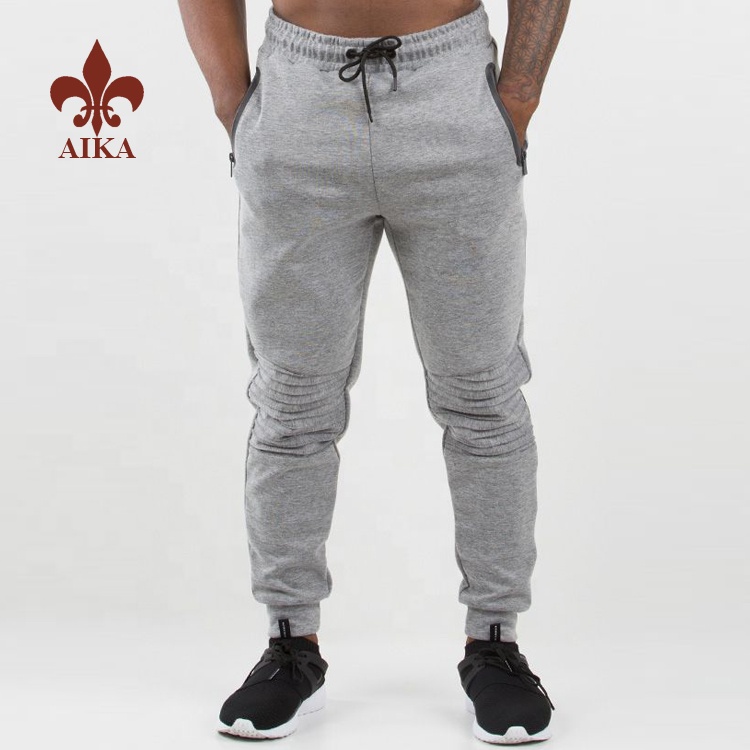Preț de jos Fashion Jogger - 2019 en-gros modă Dri fit joggeri personalizat atletism cu volane pantaloni de gimnastică bărbați – AIKA