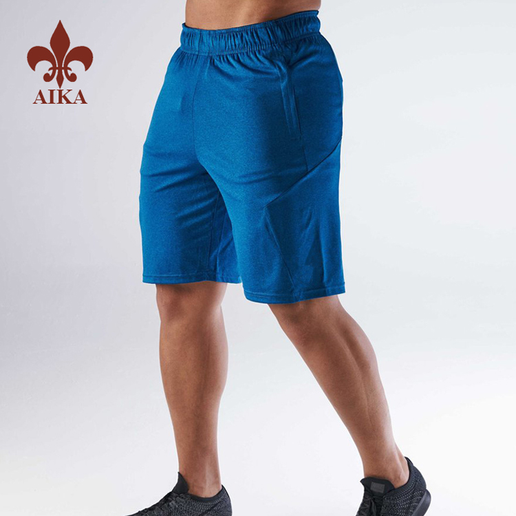 High quality wholesale custom cotton polyester mens blank basketball sweat gym shorts