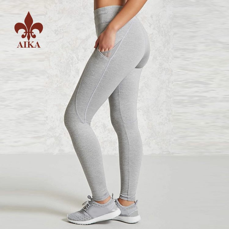 OEM gamintojo Yoga Wear Manufacturer – 2019 Aukštos kokybės Custom Dry fit workout moteriškos gimnastikos antblauzdžiai – AIKA