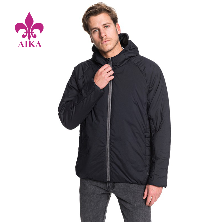 नवीन आगमन चायना पुरुष कपडे - 2019 शरद ऋतूतील हिवाळी कस्टम नवीन लाइटवेट हुडेड पॅकेबल डाउन जॅकेट पुरुषांसाठी - AIKA