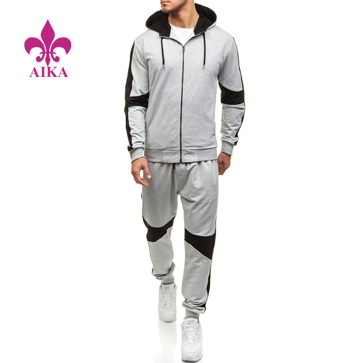 Fitness Pantolonu Giyen Fabrika Satışı - Yeni giysiler, kontrast renklerdeki en çekici günlük erkek spor takımları spor takımları - AIKA