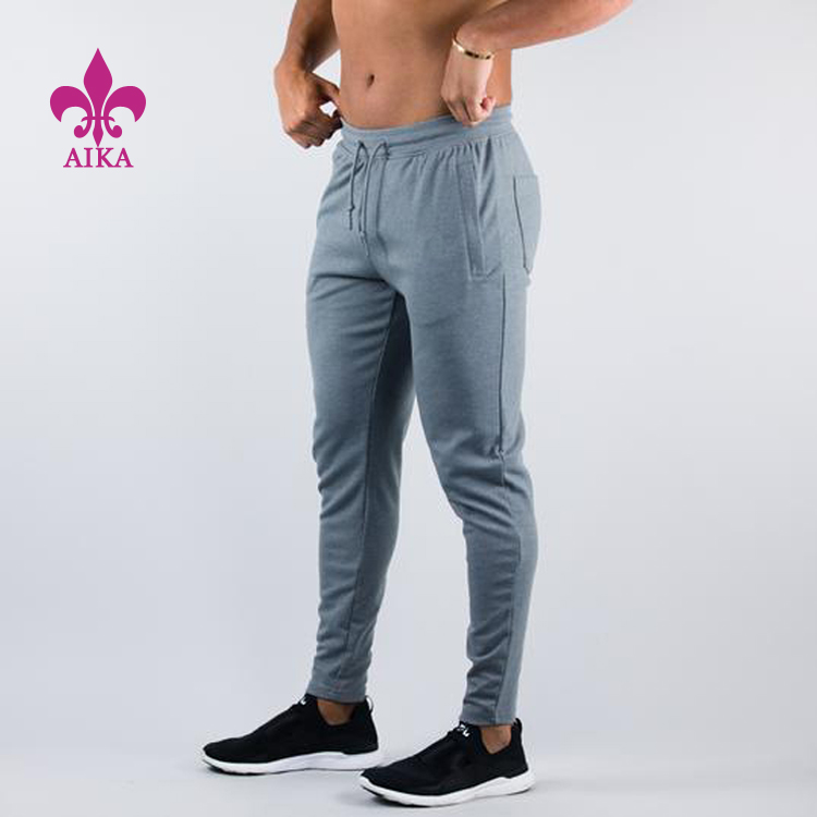 Нова испорака за модни спортски панталони - големопродажба прилагодено облекување компресија со висок квалитет во теретана секојдневни карирани спортски панталони мажи – АИКА