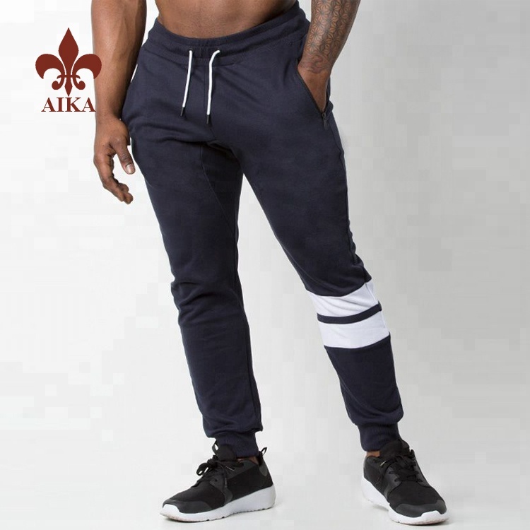 Wholesale sportswear custom loose fit tapered mens sports gym joggers