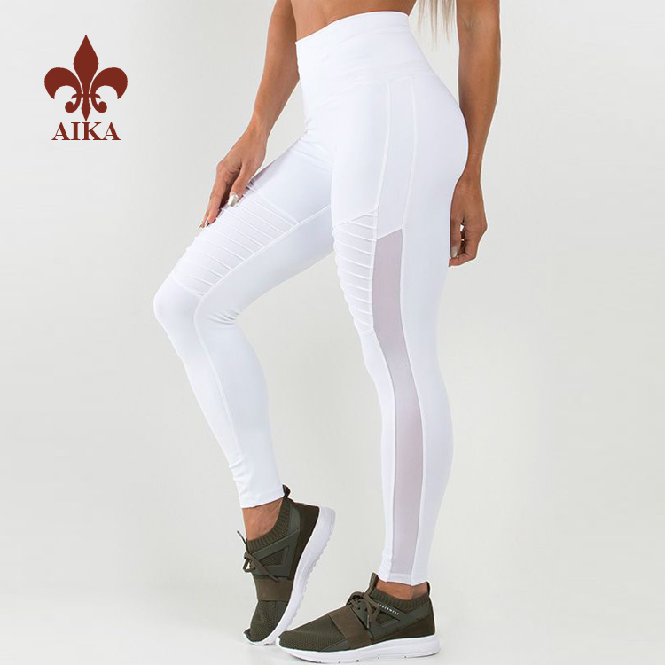 Prezzo all'ingrosso Womens Active Wear - 2019 Pantaloni da yoga per fitness compressi da donna sexy a vita alta Dropshipping all'ingrosso - AIKA