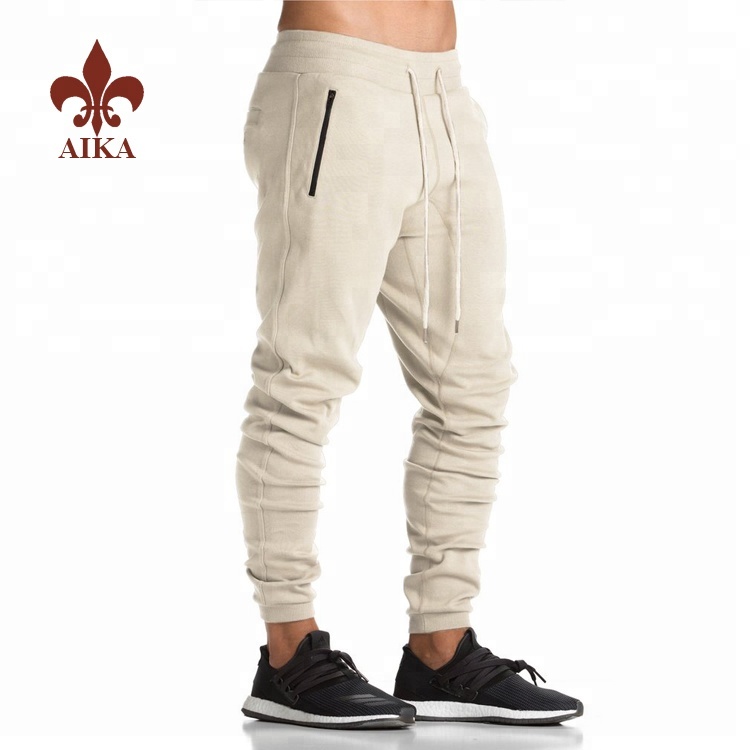 Tvornica izravno isporučuje Leggings Sportske hlače - 2019. Najnoviji prilagođeni Udobni pamučni spandex Prozračne muške fitness fitness joggers u teretani – AIKA