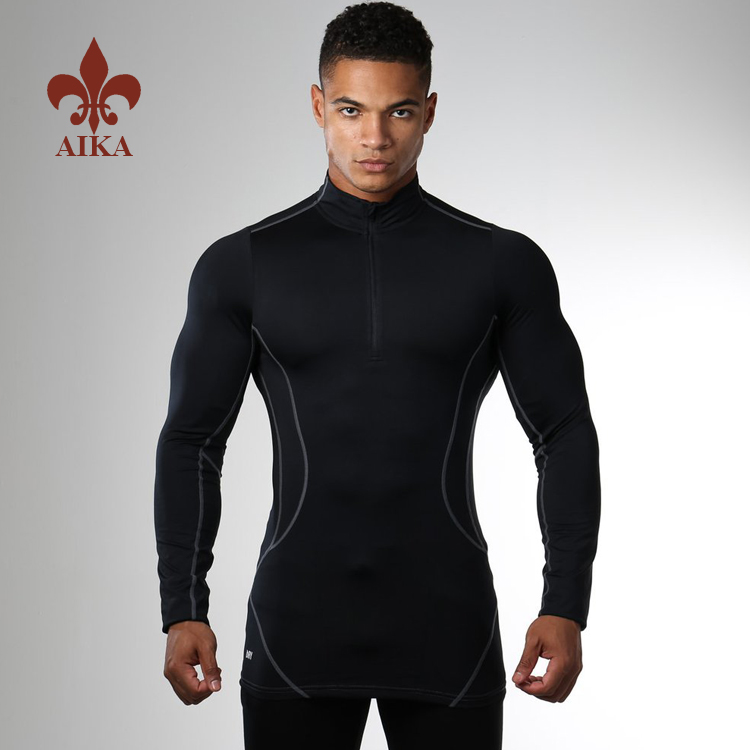 Xhaketa për trajnerë me cilësi të lartë, veshje palestër me porosi Quick Dry të pajisura me material elastik për meshkuj