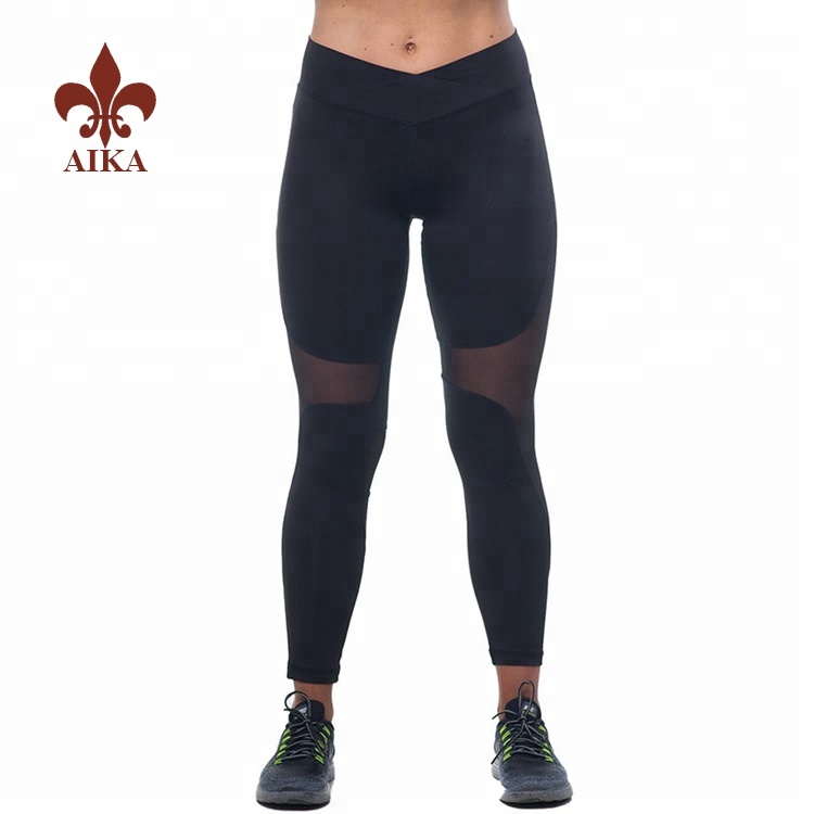 100% Original Yoga Women Sport Wear - Aika sportswear Factory wholesale compression Tights Active Yoga Pants woman Fitness Running Leggings – AIKA