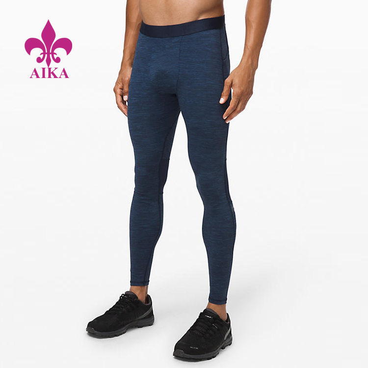 Pánské sportovní oblečení Lehké kompresní punčochové kalhoty Prodyšné legíny na běhání do tělocvičny