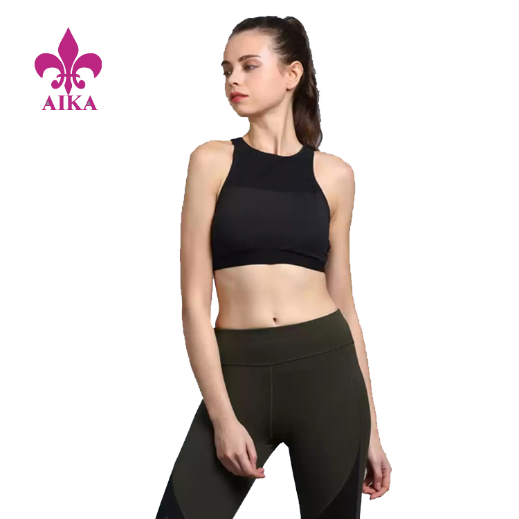वाजवी किंमत महिला परिधान पॅंट - लोकप्रिय क्रॉस बॅक डिझाइन स्लिम फिट उच्च मान महिला स्पोर्ट्स लाइटली पॅड ब्रा – AIKA