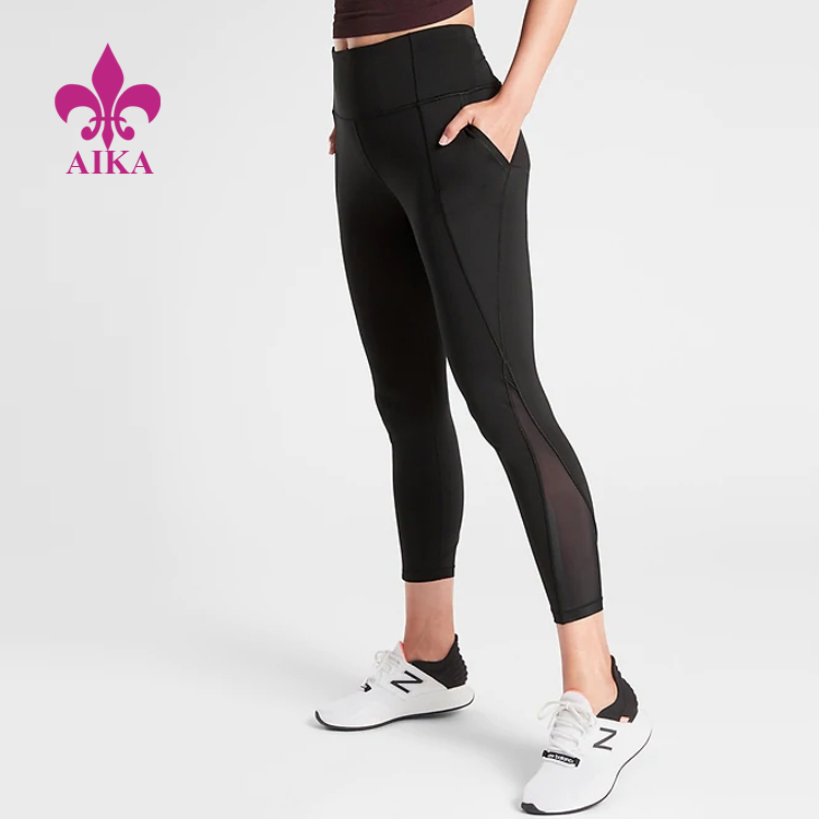 Спортивний бюстгальтер на замовлення з великою знижкою – Легінси для тренувань з високою талією Дизайн фітнесу Жіночі колготки для йоги на замовлення – AIKA