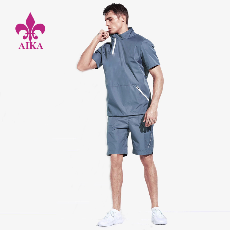 Prilagođena muška sportska odjeća cool fit stila Lagano prozračno odijelo za trčanje u teretani
