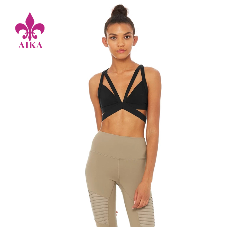 Nejlepší cena u výrobce oblečení pro volný čas – 2019 OEM velkoobchod na zakázku pro krásu Back Light Sexy Fittnesss kompresní podprsenka na jógu – AIKA