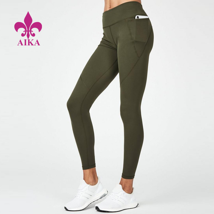 OEM/ODM Factory Jogger Wear - Kompresijske ženske hlače za fitnes, veleprodaja športnih pajkic, ženske hlače za jogo, trgovina na debelo – AIKA