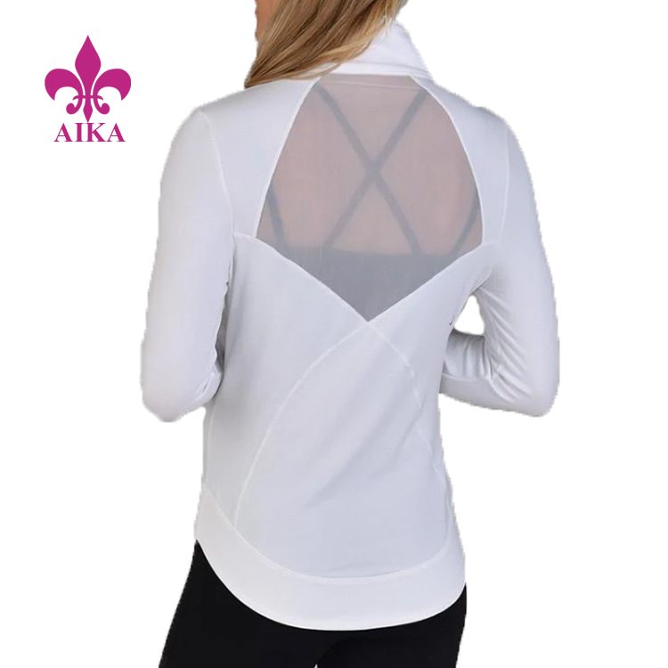 Качествени дамски клинове с рюсти – Дизайн на облекло за йога на едро Дамско облекло за фитнес Спортни анцузи Горни якета за жени – AIKA