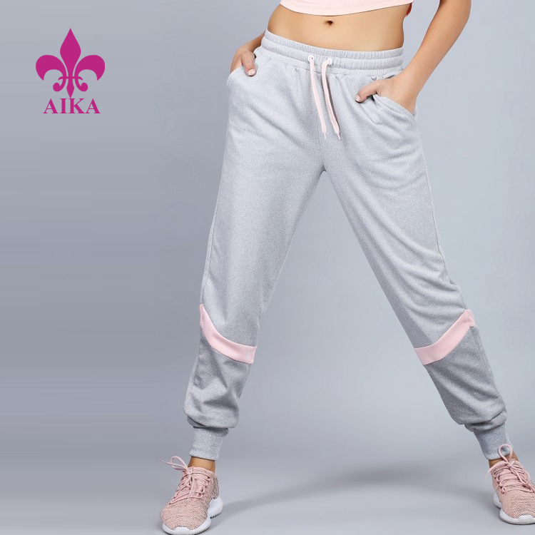 Ewwel kwalità għażżien yoga & vjaġġar activewear nisa fitness gym pants jogger lok tan-nofs