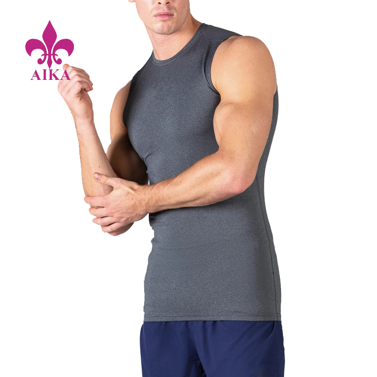 Comerț cu ridicata cu plasă din spate cu design personalizat, maiuu de baschet de gimnastică pentru bărbați