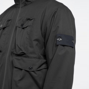 100% Polyester Windproof Full Zip High Neck Fitness Gym Jacket Para sa Mga Lalaki