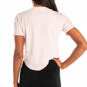 Modedesign Komfortabel firevejs stretch-hurtigtørrende gym-t-shirt til kvinder