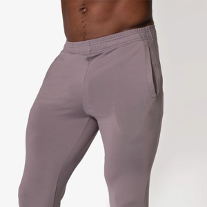 Prezzu di fabbrica Tight Fit Polyester Spandex Stretchable Custom Logo Athletic Jogger For Men